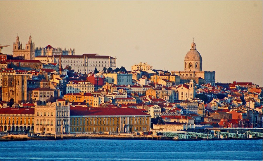 Lisbon seen from the river