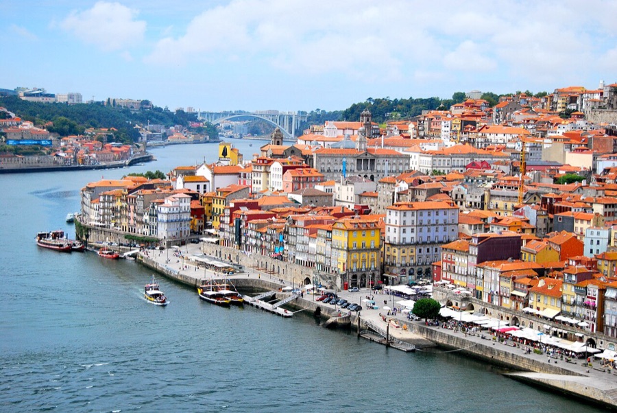 Porto seen from the Dom Luís I bridge